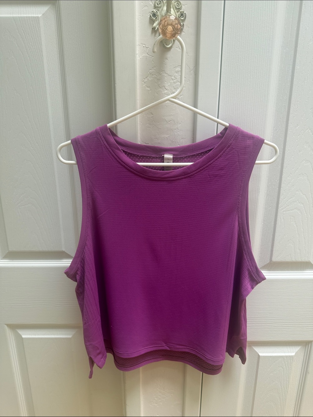 lululemon athletica Purple Cropped Tank